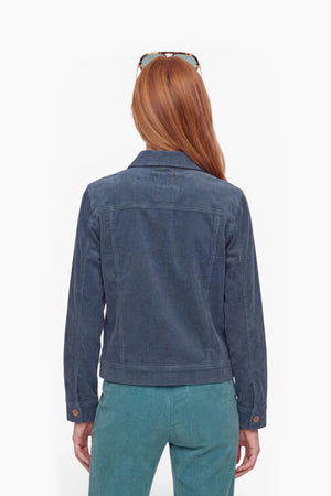 Jacke in Jersey Cord