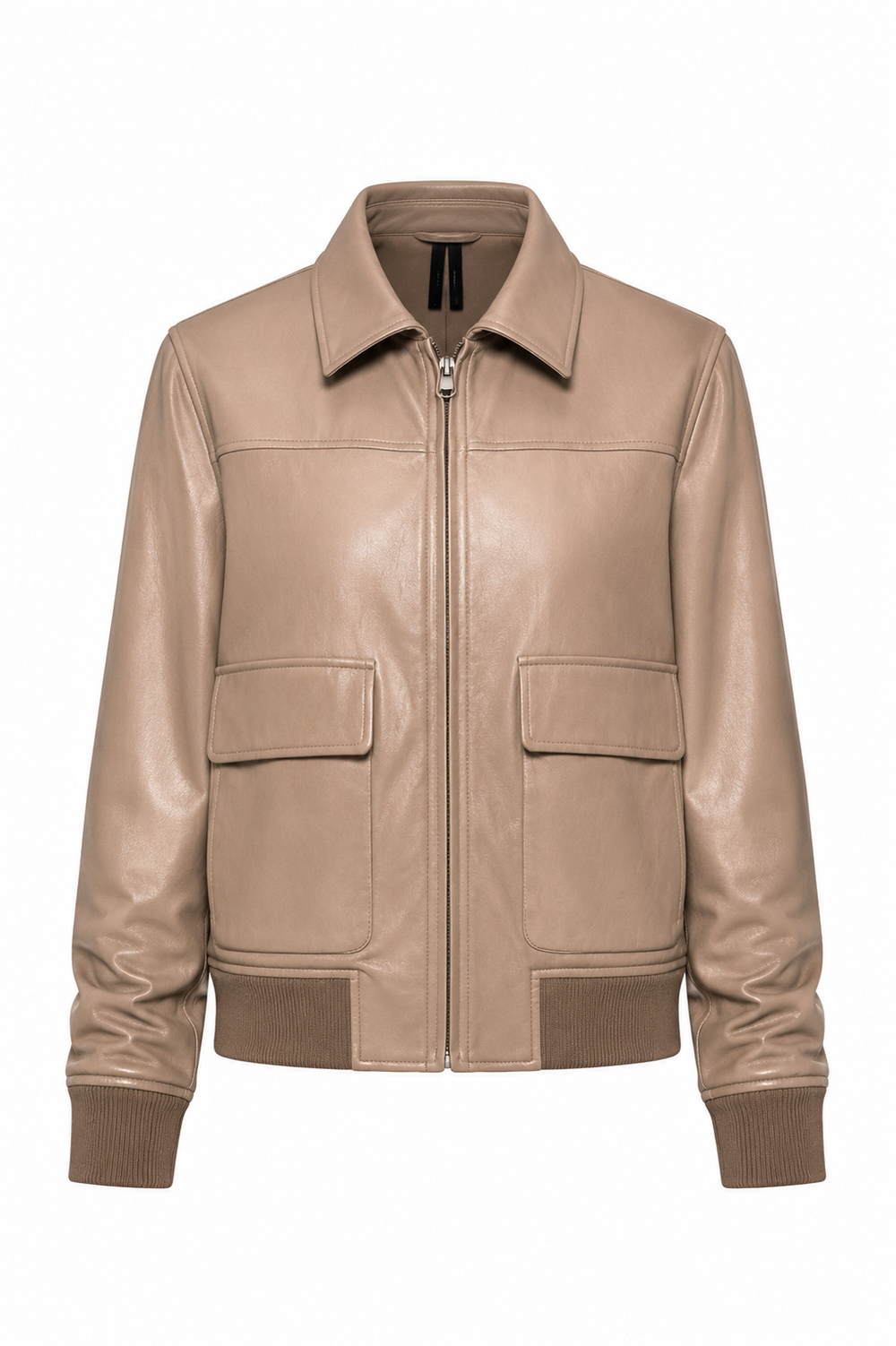 Jacke in veganem Leder