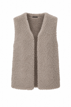 Weste in Fake Fur