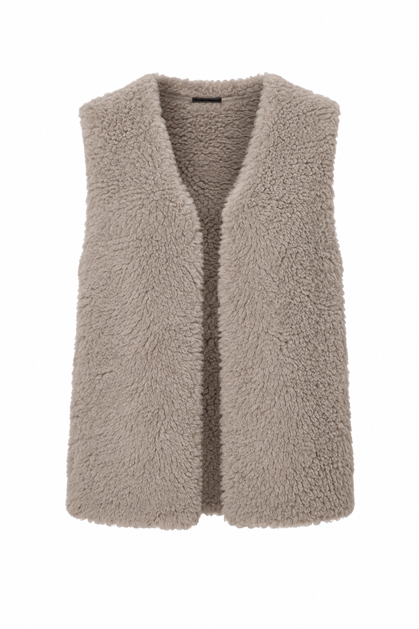 Weste in Fake Fur