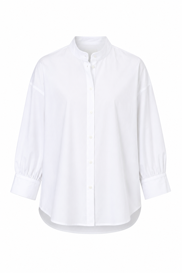 Bluse in Cotton Stretch