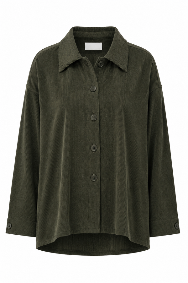 Overshirt in Jersey Cord