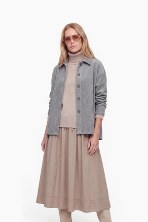 Overshirt in Jersey Cord