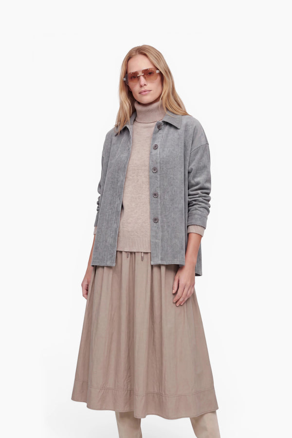 Overshirt in Jersey Cord