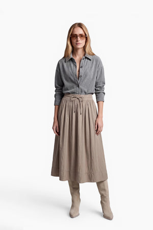 Overshirt in Jersey Cord