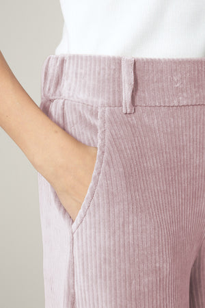 Hose in Jersey Wide Cord | Mauve