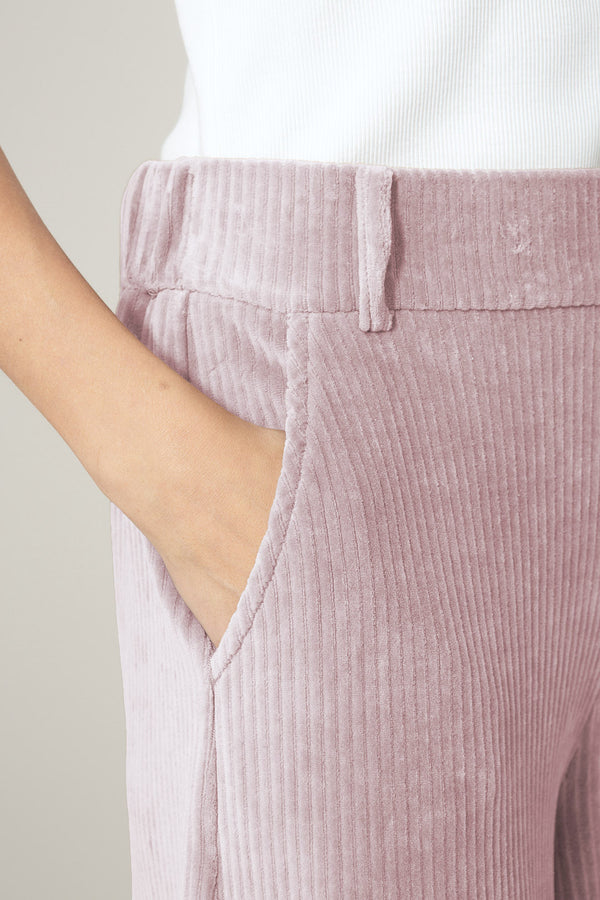Hose in Jersey Wide Cord | Mauve