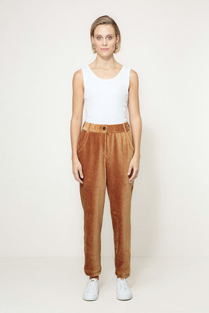 Hose in Jersey Cord | Cognac