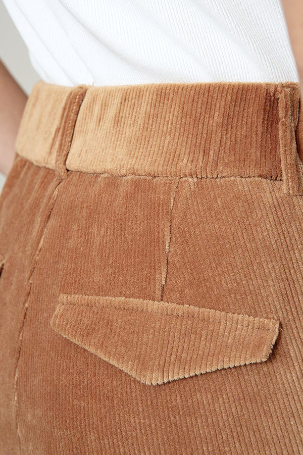 Hose in Jersey Cord | Cognac