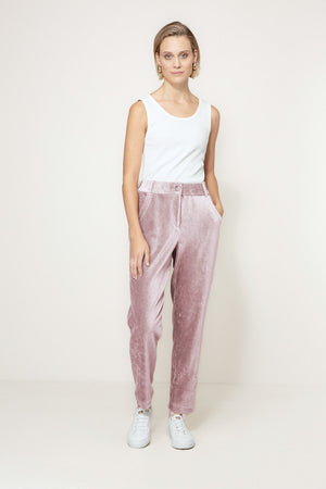 Hose in Jersey Cord | Mauve