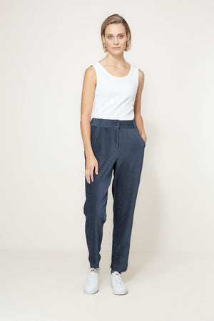 Hose in Jersey Cord | Navy