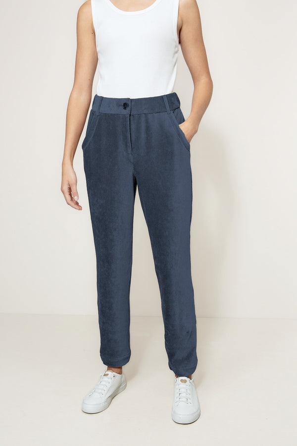Hose in Jersey Cord | Navy