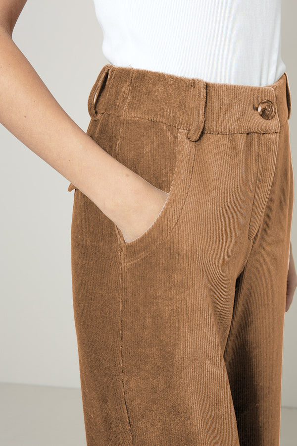 Hose in Jersey Cord | Cognac