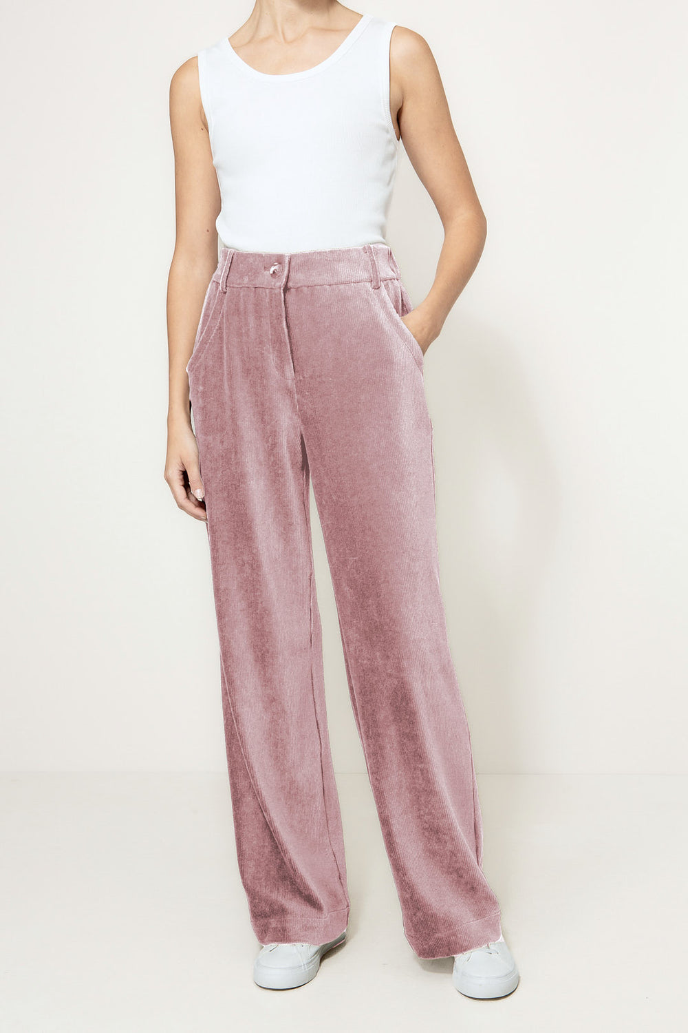 Hose in Jersey Cord | Mauve