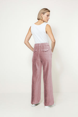 Hose in Jersey Cord | Mauve
