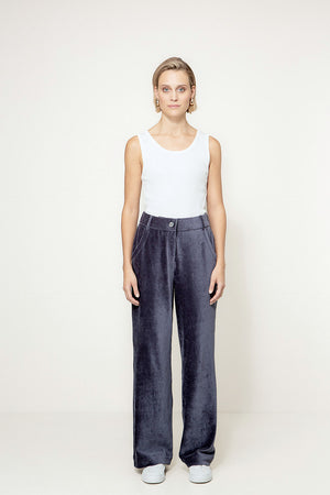 Hose in Jersey Cord | Navy