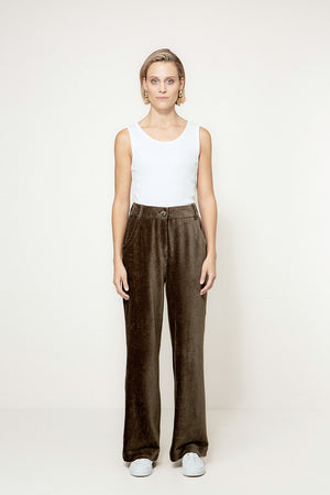 Hose in Jersey Cord | Olive
