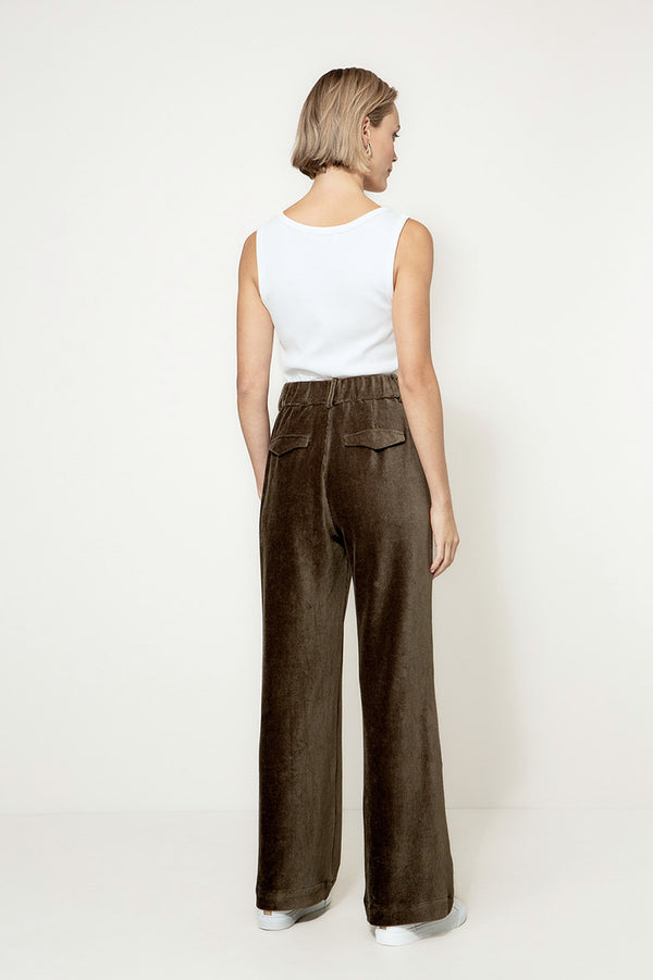 Hose in Jersey Cord | Olive
