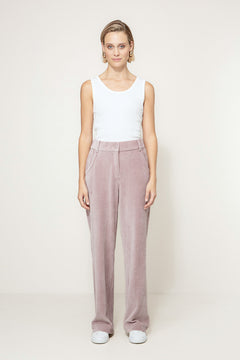 Hose in Jersey Wide Cord | Mauve