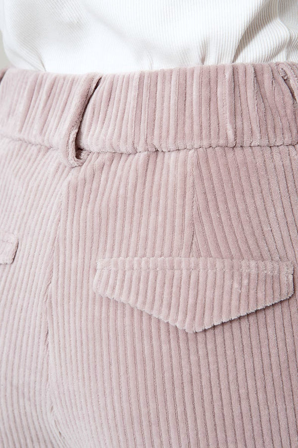Hose in Jersey Wide Cord | Mauve