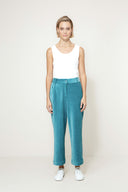 Hose in Jersey Wide Cord | Teal