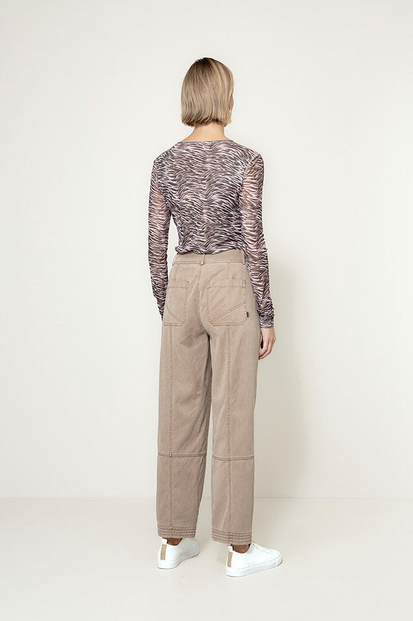 Hose in Garment-Dye | Taupe