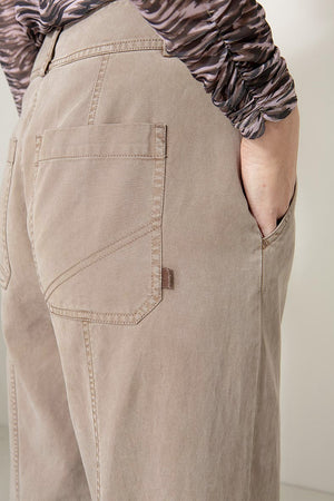 Hose in Garment-Dye | Taupe