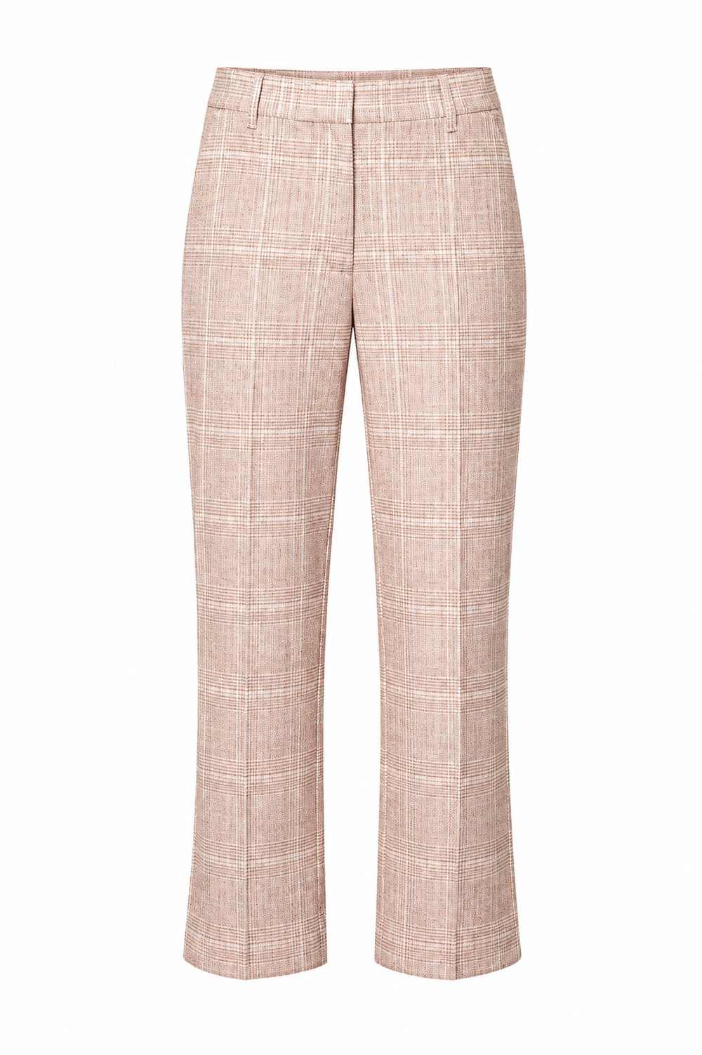Karrierte Hose in Heavy Jersey
