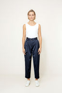 Hose in Satin | Navy