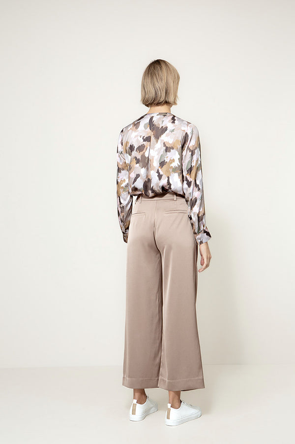 Hose in Satin | Taupe