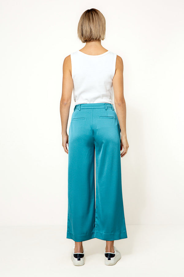 Hose in Satin | Teal