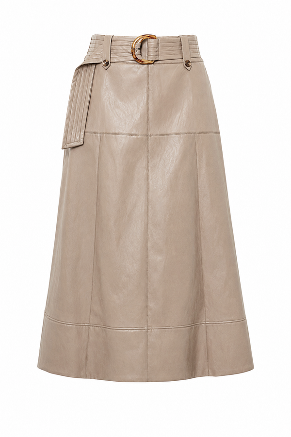 Vegan leather skirt