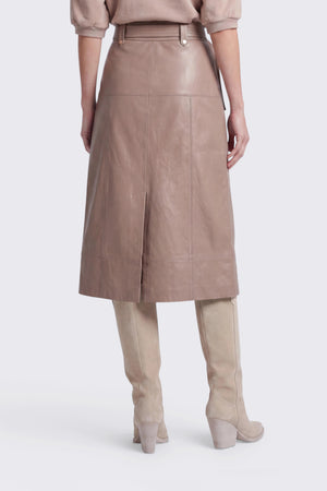 Vegan leather skirt
