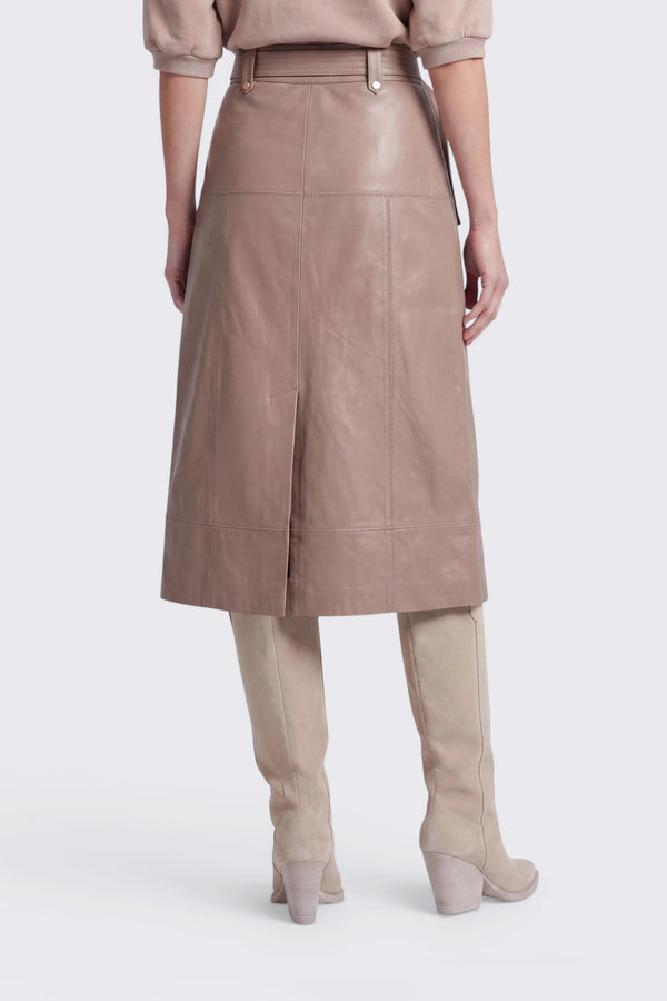 Vegan leather skirt