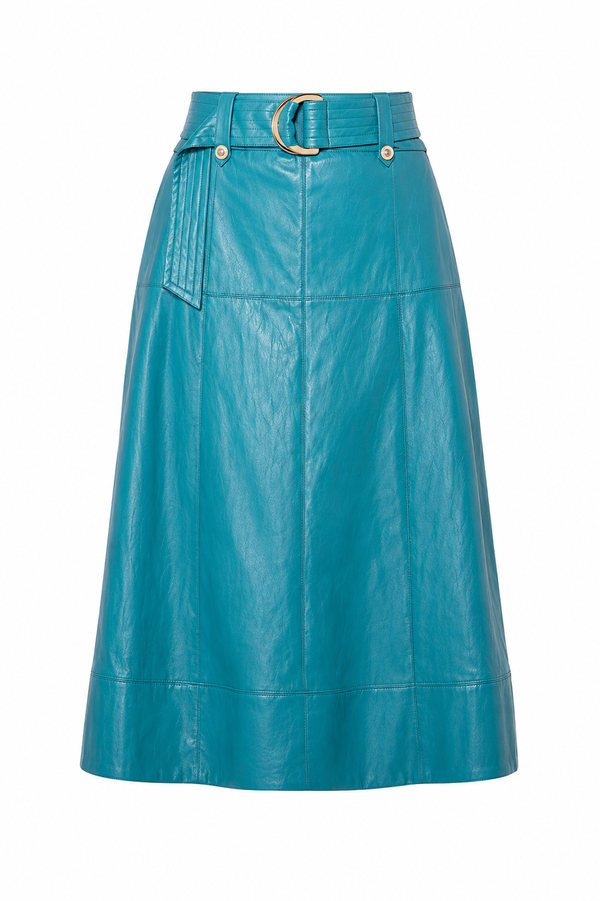 Vegan leather skirt