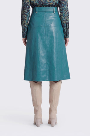 Vegan leather skirt