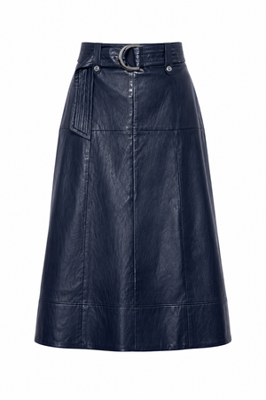 Vegan leather skirt