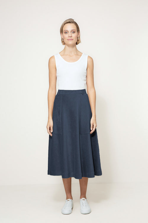 Rock in Jersey Cord | Navy