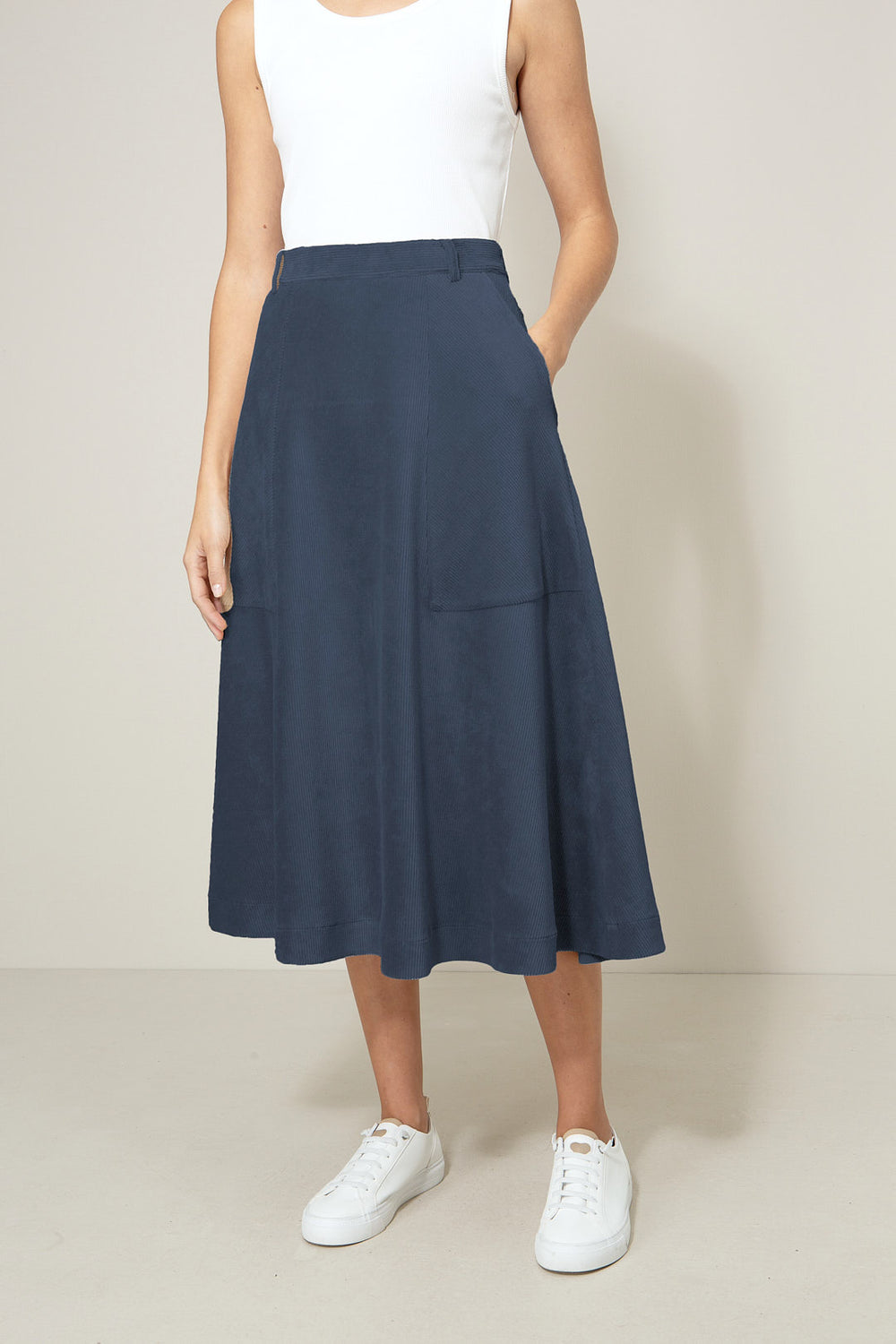 Rock in Jersey Cord | Navy