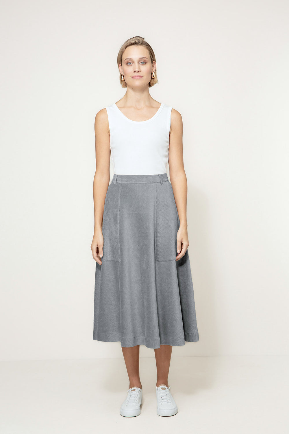 Rock in Jersey Cord | Grey