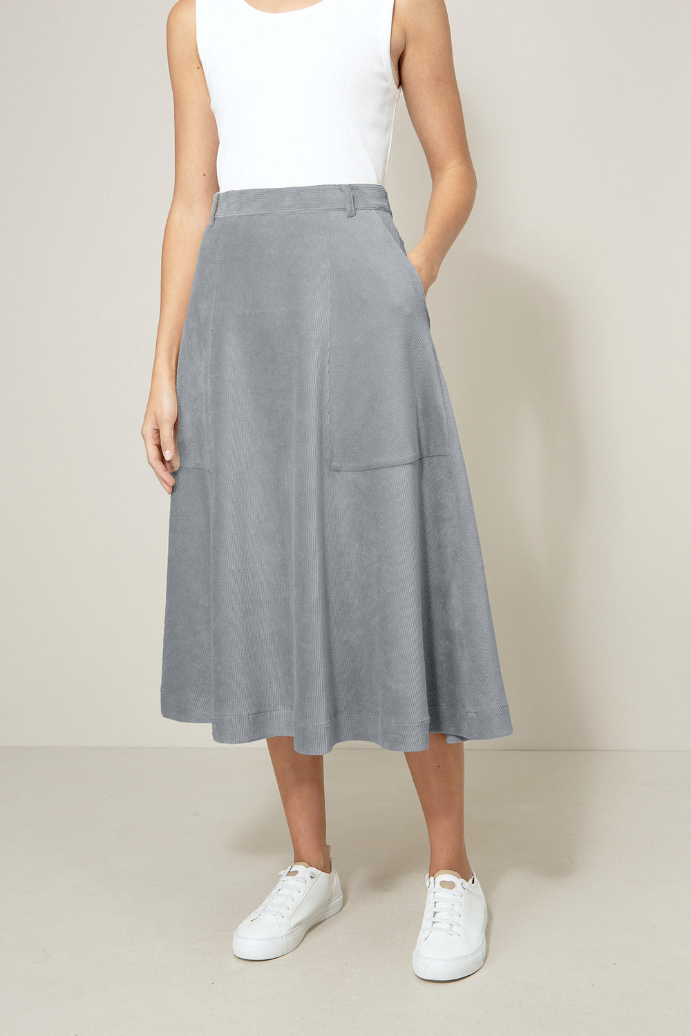 Rock in Jersey Cord | Grey