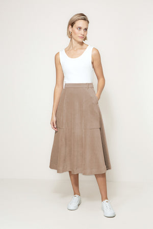 Rock in Jersey Wide Cord | Taupe