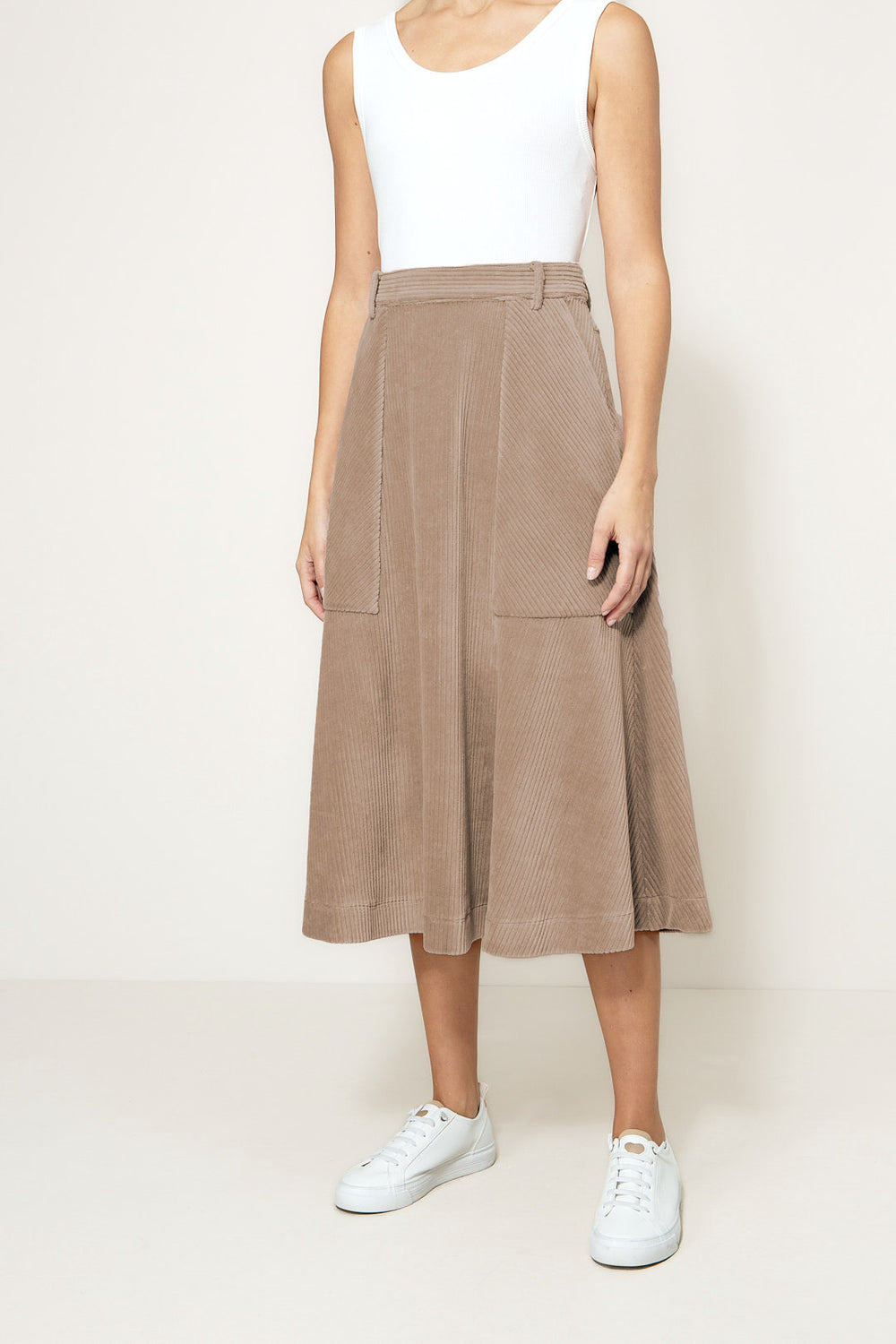 Rock in Jersey Wide Cord | Taupe