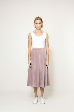 Rock in Jersey Wide Cord | Mauve