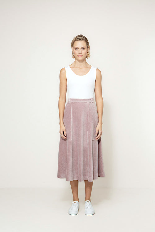 Rock in Jersey Wide Cord | Mauve