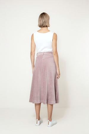 Rock in Jersey Wide Cord | Mauve