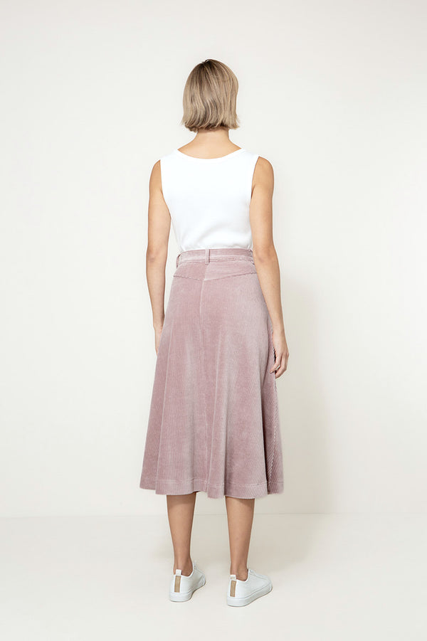 Rock in Jersey Wide Cord | Mauve