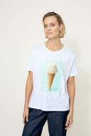 T-Shirt mit Placement Print | Ice Cream