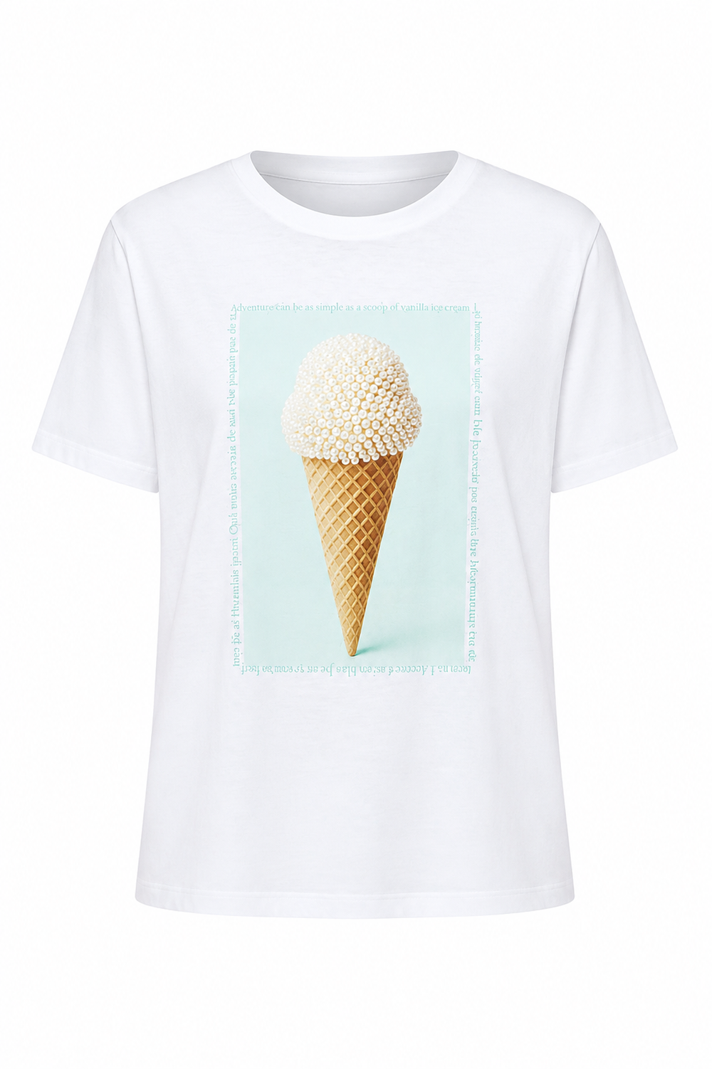 T-Shirt mit Placement Print