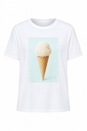 T-Shirt mit Placement Print